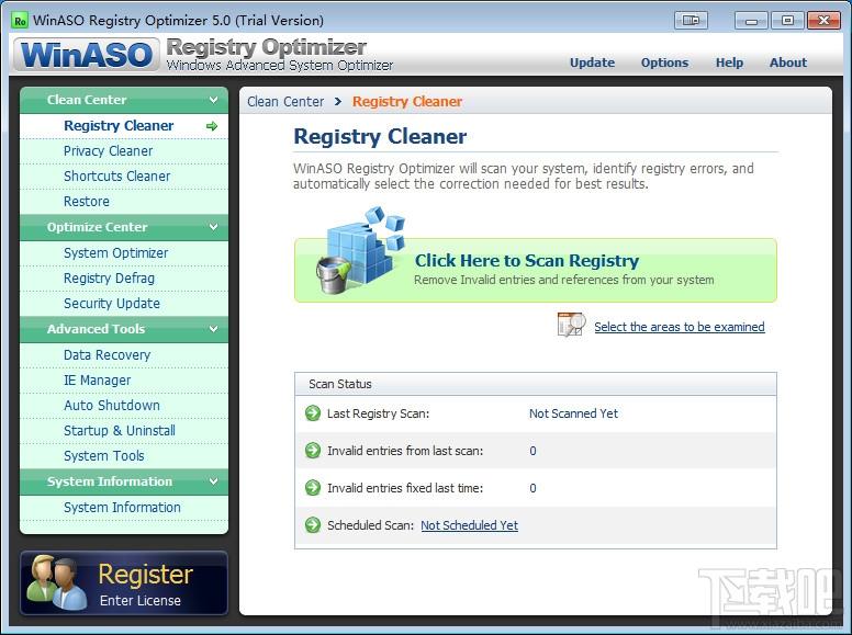 WinASO Registry Optimizer,注册表优化,Registry Optimizer